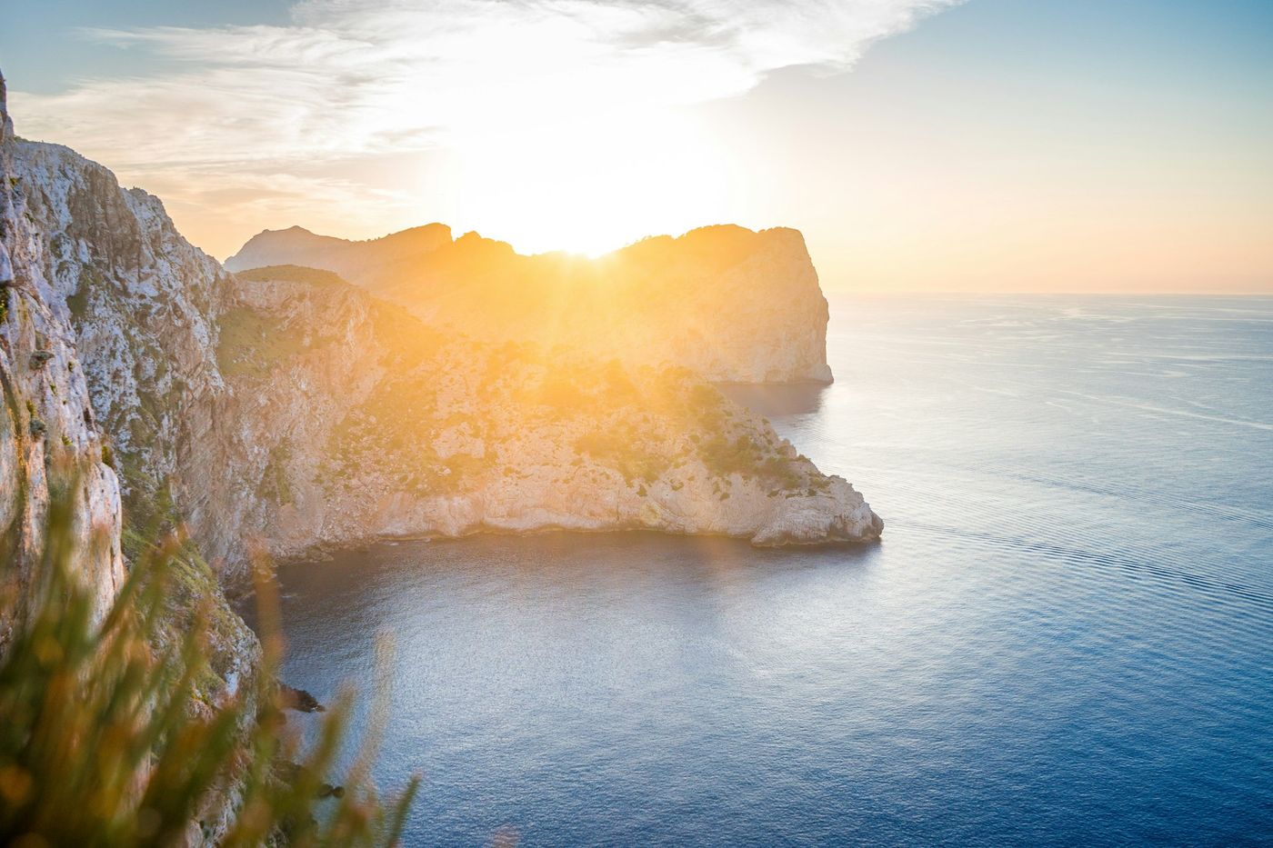 Cap de Formentor auf Mallorca im warmen Abendlicht